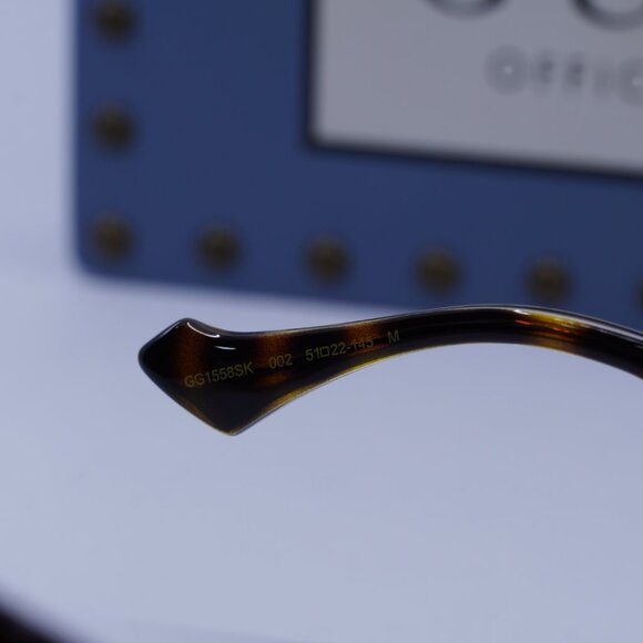Gucci GG1558SK 002 Square Sunglasses - Havana